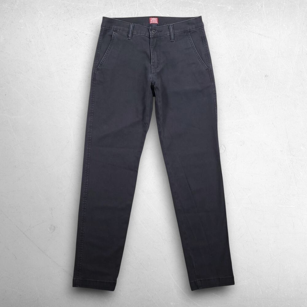 Levi's XX Chino Relaxed Taper Pants Men 29 Black Stretch Minimalist Streetwear